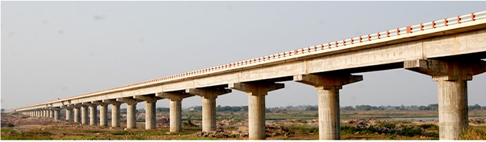 Bridge across river Godavari at Km 12/5 of Beerpur-Kammunur road in Karimnagar District